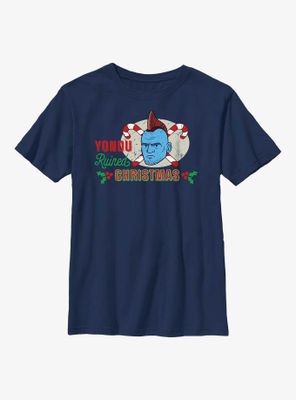 Marvel Guardians of the Galaxy Holiday Special Yondu Ruined Christmas Youth T-Shirt