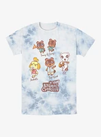 Nintendo Animal Crossing: New Horizon Character Textbook Tie-Dye T-Shirt