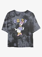 Disney Daisy Duck Classic Womens Tie-Dye Crop T-Shirt
