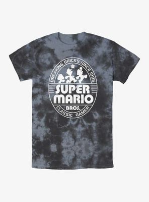 Nintendo Mario Classic Gamer Tie-Dye T-Shirt