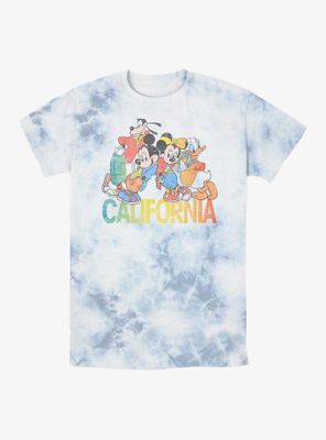 Disney Mickey Mouse California Group Tie-Dye T-Shirt