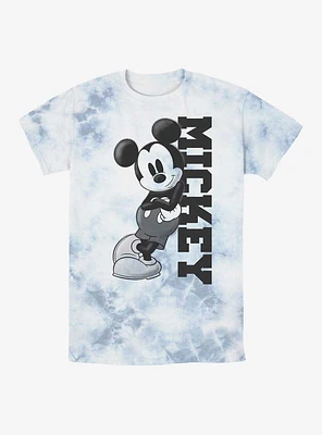 Disney Mickey Mouse Vertical Collegiate Tie-Dye T-Shirt