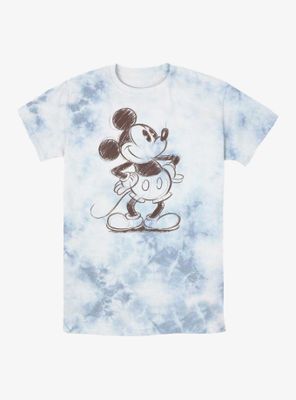 Disney Mickey Mouse Sketch Tie-Dye T-Shirt