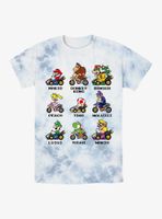 Nintendo Mario Kart Racers Tie-Dye T-Shirt