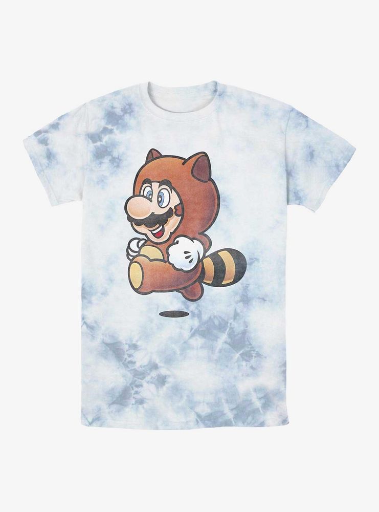 Nintendo Super Mario Bros. Tanooki Tie-Dye T-Shirt