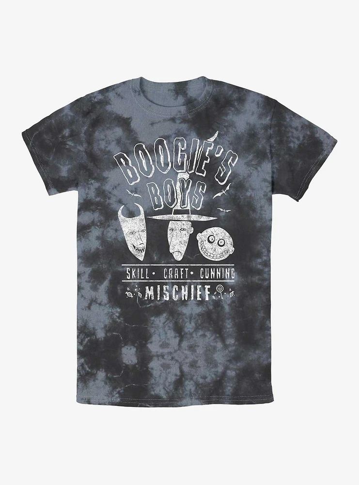 Disney Nightmare Before Christmas Boogie's Boys Tie-Dye T-Shirt