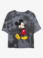 Disney Mickey Mouse Traditional Womens Tie-Dye Crop T-Shirt