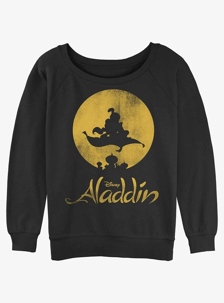 Disney Aladdin New World Girls Slouchy Sweatshirt