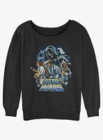 Star Wars Classic Galaxy Heroes Girls Slouchy Sweatshirt