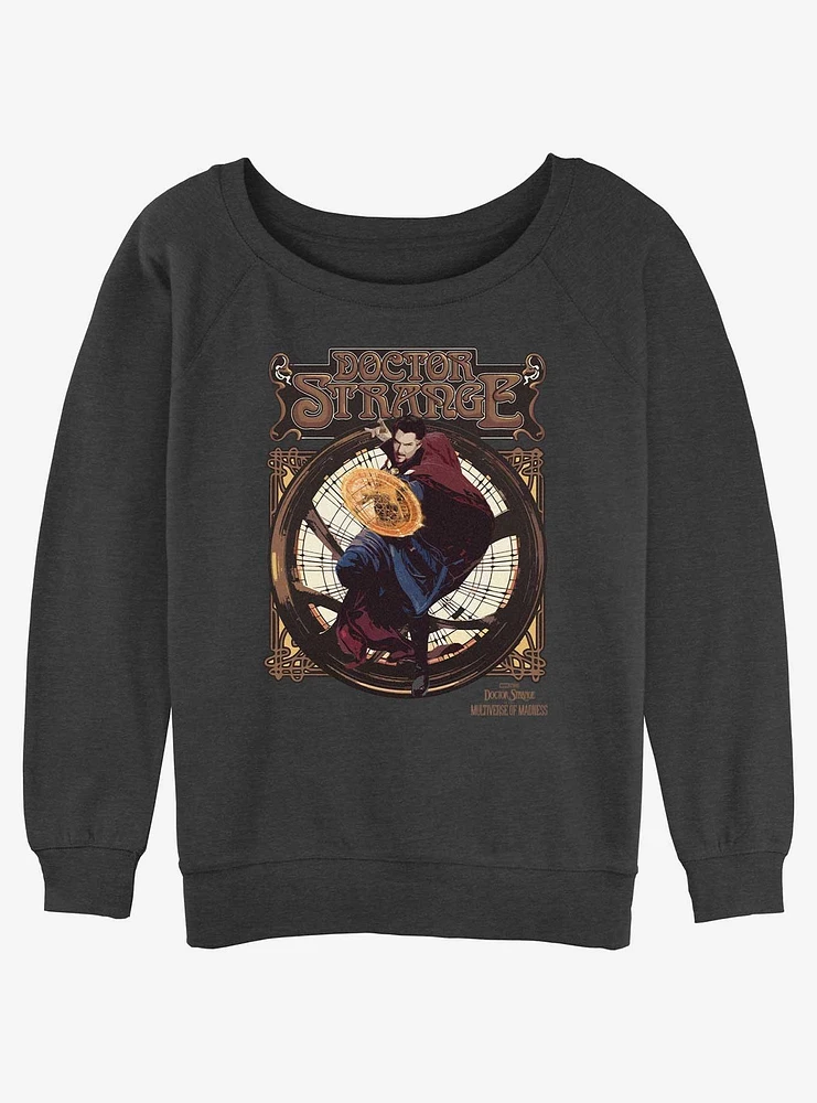 Marvel Doctor Strange the Multiverse of Madness Magic Ready Girls Slouchy Sweatshirt