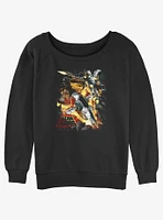 Star Wars Force Hunter Girls Slouchy Sweatshirt