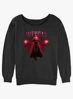 Marvel Doctor Strange the Multiverse of Madness Scarlet Witch Rise Girls Slouchy Sweatshirt