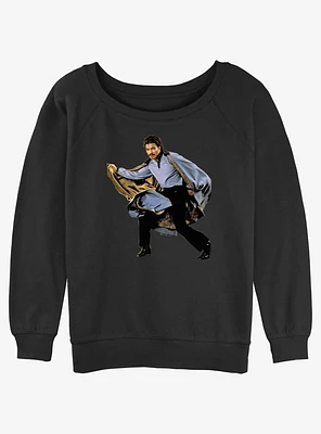 Star Wars Lando Cape Girls Slouchy Sweatshirt