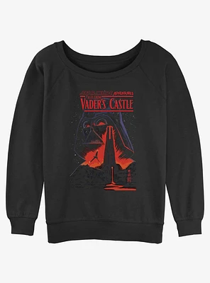Star Wars Lava Castle Girls Slouchy Sweatshirt