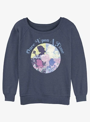 Disney Princesses Once Upon A Time Girls Slouchy Sweatshirt