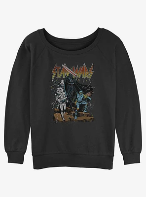 Star Wars Metal Girls Slouchy Sweatshirt
