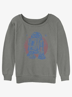 Star Wars R2-D2 Girls Slouchy Sweatshirt