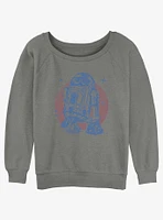 Star Wars R2-D2 Girls Slouchy Sweatshirt