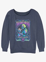 Star Wars The Mandalorian Trippy Bounty Hunter Girls Slouchy Sweatshirt