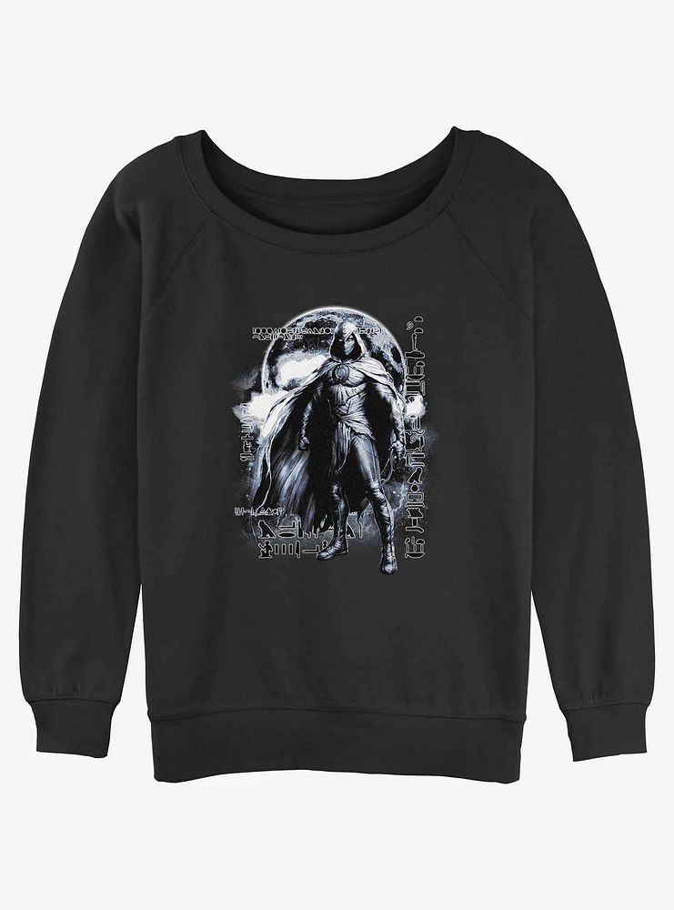 Marvel Moon Knight Dark Girls Slouchy Sweatshirt