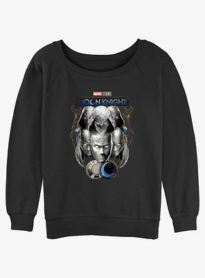 Marvel Moon Knight Split Conscience Girls Slouchy Sweatshirt