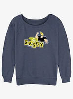 Cartoon Network Johnny Bravo Hey There Sassy Girls Slouchy Sweatshirt