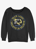 Ted Lasso Head Coach Girls Slouchy Sweatshirt