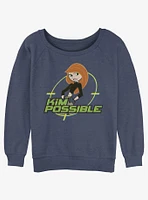 Disney Kim Possible Teen Hero Girls Slouchy Sweatshirt