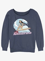 Disney Lilo & Stitch Hawaiian Sister Nani Girls Slouchy Sweatshirt