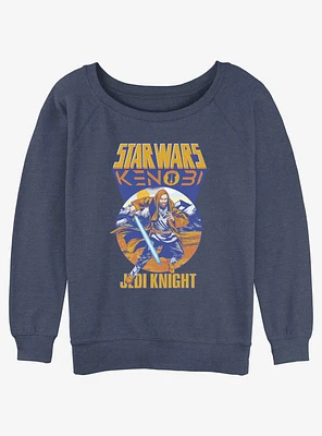 Star Wars Jedi Knight Kenobi Girls Slouchy Sweatshirt
