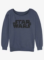 Star Wars Logo Girls Slouchy Sweatshirt