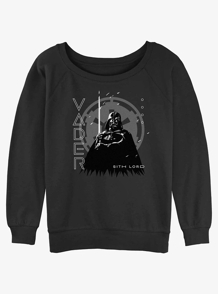 Star Wars Sith Lord Darth Vader Girls Slouchy Sweatshirt