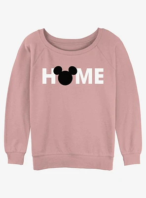 Disney Mickey Mouse Home Girls Slouchy Sweatshirt