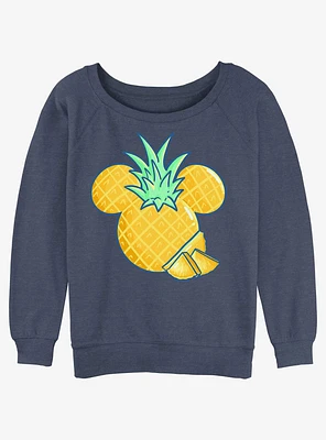 Disney Mickey Mouse Pineapple Girls Slouchy Sweatshirt