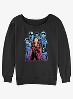 Stranger Things Populous Gaze Girls Slouchy Sweatshirt