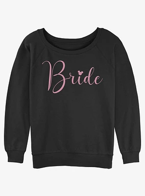 Disney Minnie Mouse Bride Girls Slouchy Sweatshirt