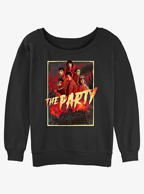 Stranger Things The Party Girls Slouchy Sweatshirt