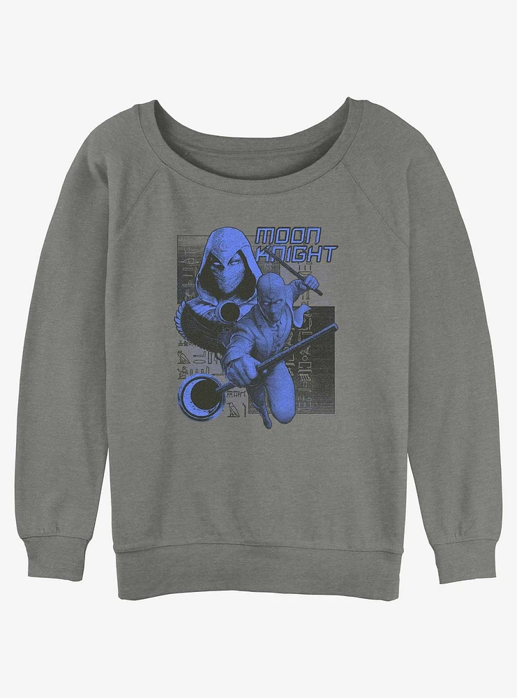 Marvel Moon Knight Double Girls Slouchy Sweatshirt