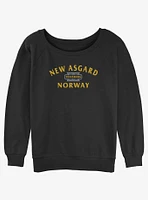 Marvel Thor: Love and Thunder New Asgard Girls Slouchy Sweatshirt