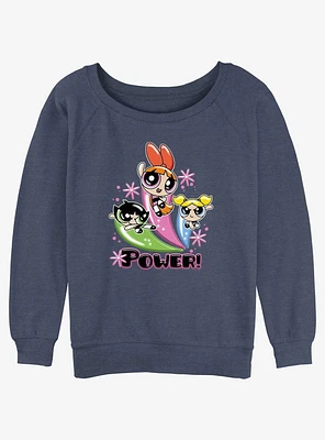 Cartoon Network The Powerpuff Girls Power Pose Slouchy Sweatshirt