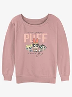 Cartoon Network The Powerpuff Girls Are You Puff Enough Slouchy Sweatshirt