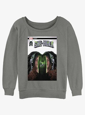 Marvel She-Hulk Inner Hulk Girls Slouchy Sweatshirt
