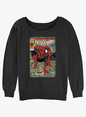 Marvel Spider-Man Spider Torment Girls Slouchy Sweatshirt