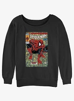 Marvel Spider-Man Spider Torment Girls Slouchy Sweatshirt