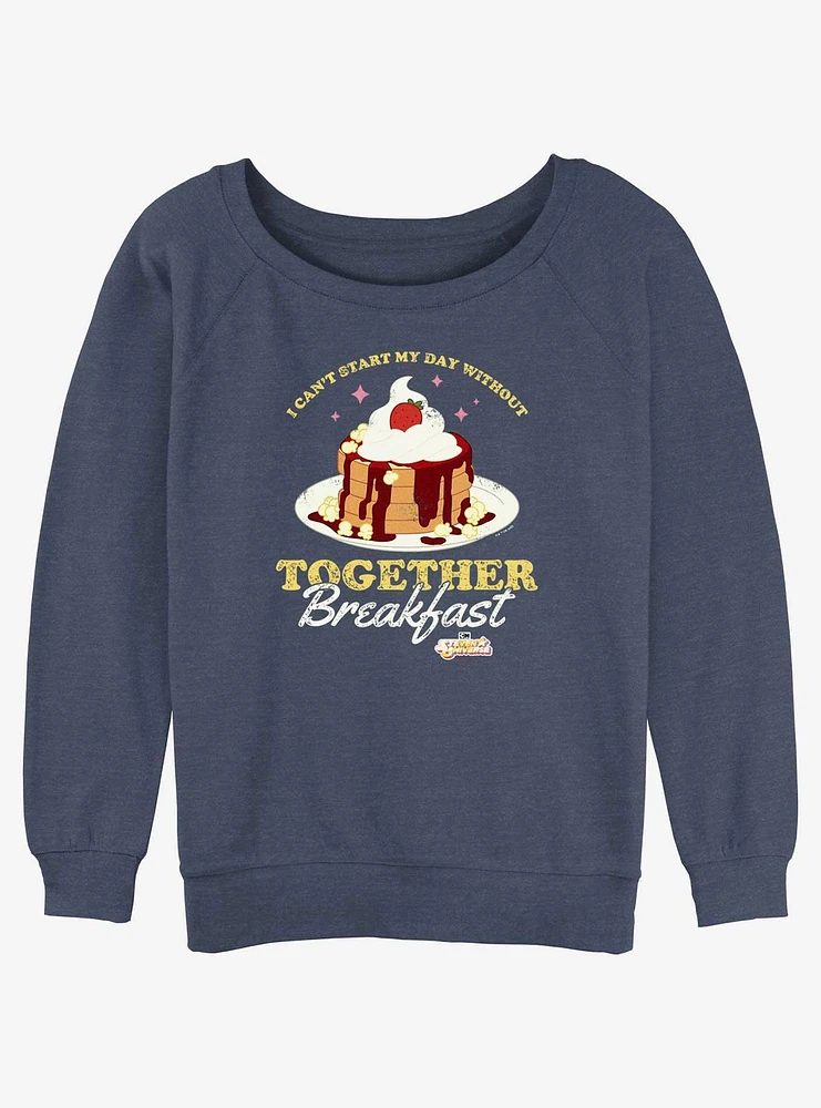 Cartoon Network Steven Universe Together Breakfast Girls Slouchy Sweatshirt