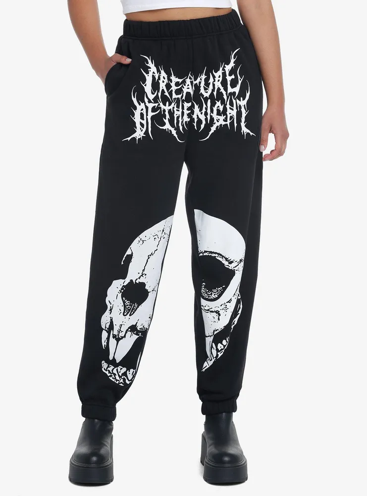 Hot Topic Creature Of The Night Girls Jogger Sweatpants