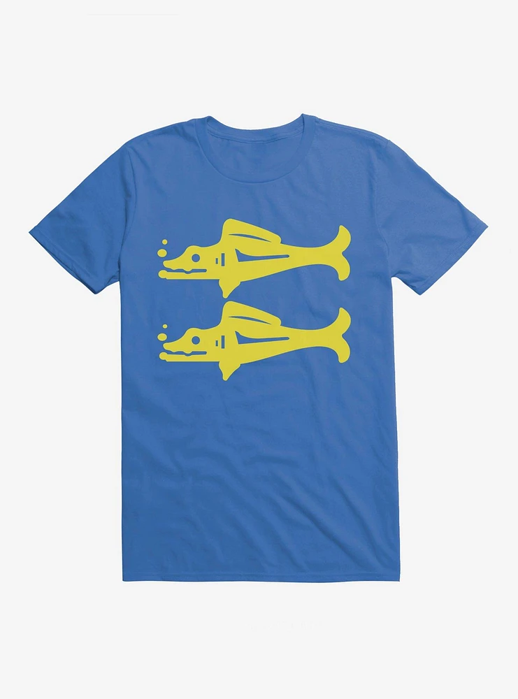 Legends Of The Hidden Temple Blue Barracudas T-Shirt