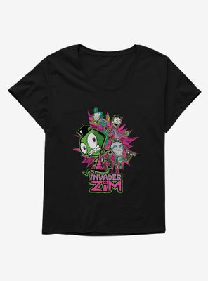 Invader Zim GIR & Roboparents Womens T-Shirt Plus