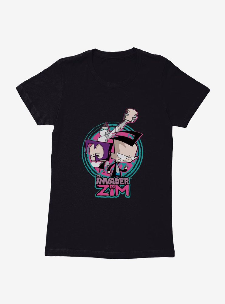 Invader Zim Gaz, Dib & Professor Membrane Womens T-Shirt