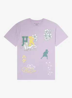 Studio Ghibli Spirited Away Haku Icons T-Shirt